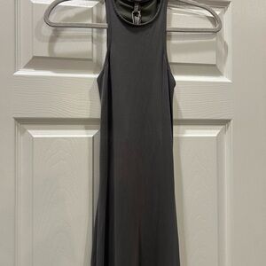 SKIMS Charcoal Sleeveless Maxi Dress